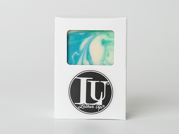 The Perfect Man Soap, also known as Happy Dad, in a white window box